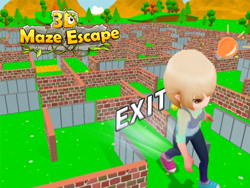 【Maze Escape 3D】ゲームをプレイする