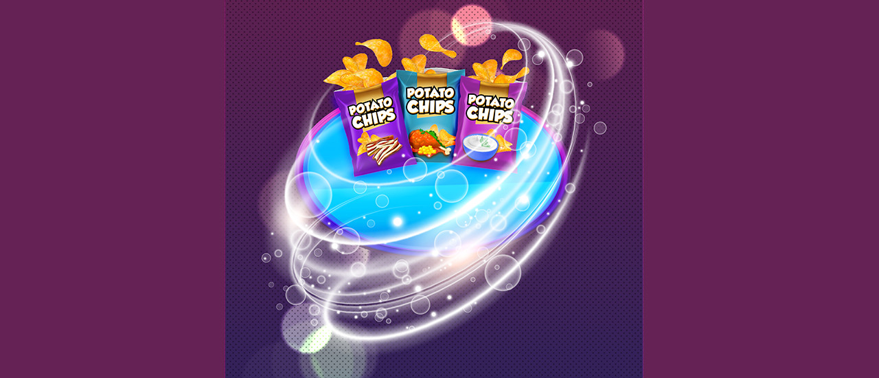 料理ゲーム【Potato Chips Maker】ゲームのサムネイル画像