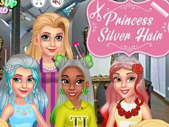 Play Princess Silver Hairstyles Thumbnail