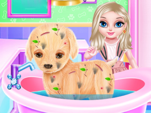 Play Baby Elsa Puppy Surgery