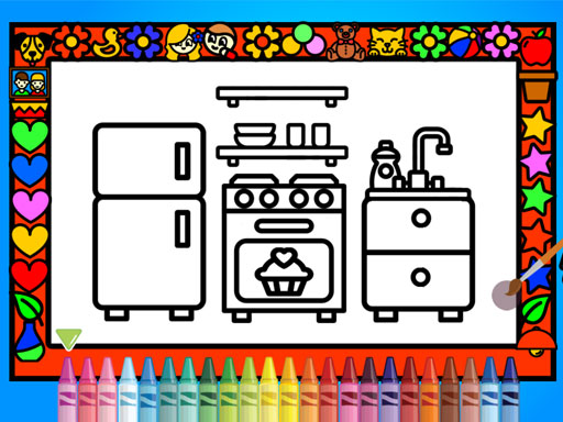 【Color and Decorate Rooms】ゲームをプレイする
