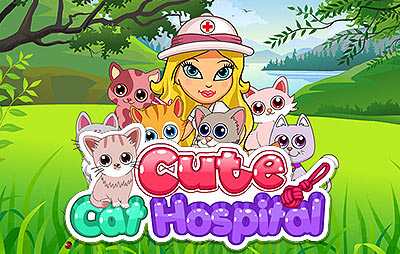 世話ゲーム【Cute Cat Hospital】ゲームのサムネイル画像
