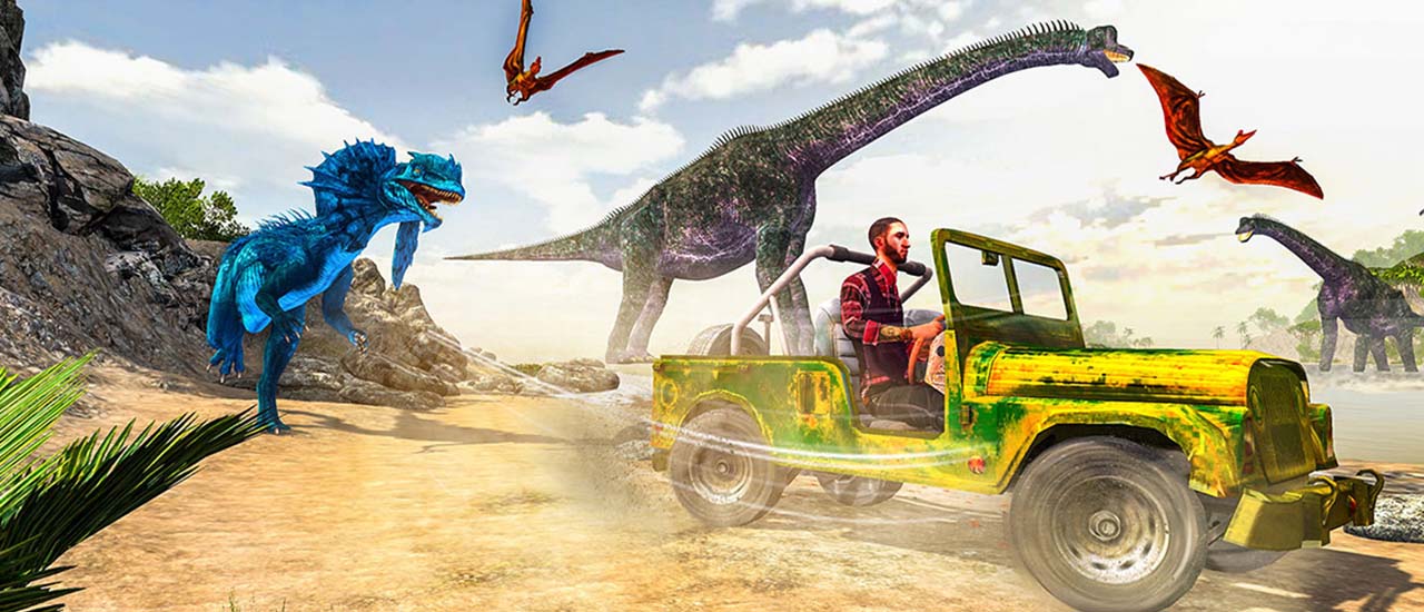 Play DEADLY Dinosaur Hunter Shooter
