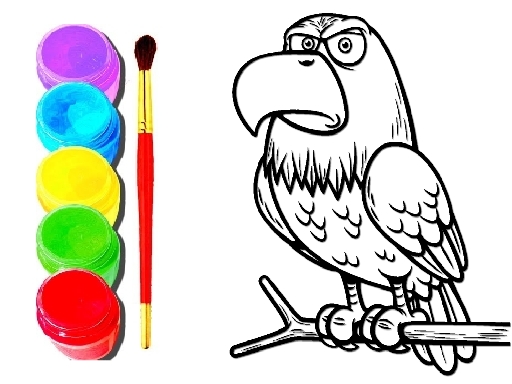 【Eagle Coloring Book】ゲームをプレイする