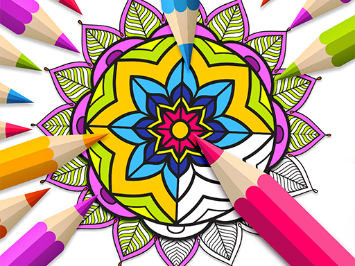【Mandala Coloring Book】ゲームをプレイする