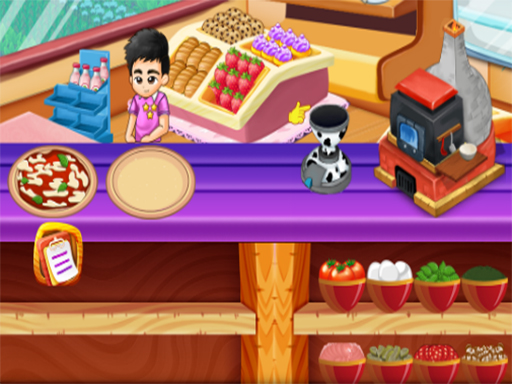 料理ゲーム【Mega Pizza】ゲームのサムネイル画像