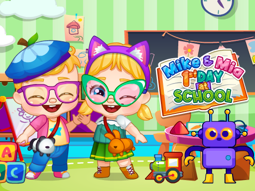Play Mike And Mia 1st Day At School Thumbnail