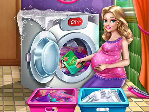 【Mommy Washing Clothes】ゲームをプレイする