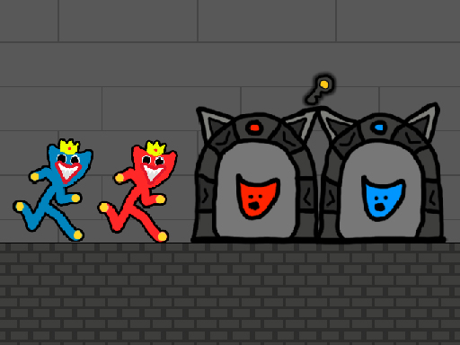 Play Red and Blue Stickman Huggy 2