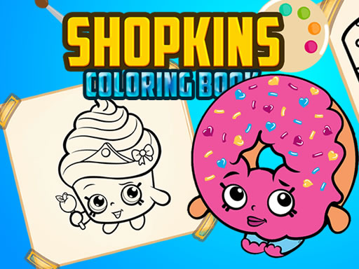 【Shopkins Coloring Book】ゲームをプレイする