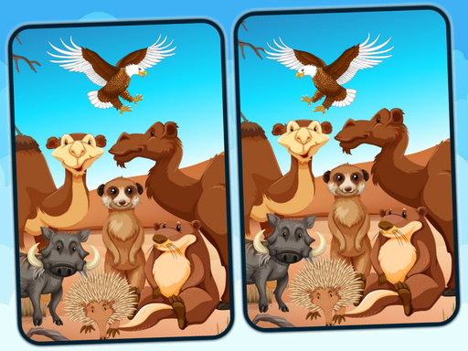 Play Spot 5 Differences Deserts Thumbnail