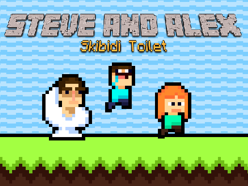 Play Steve and Alex Skibidi Toilet Thumbnail