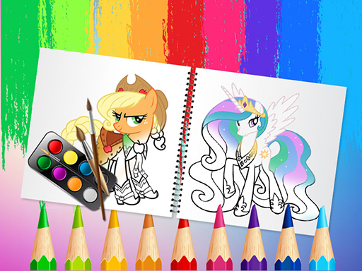 【Sweet Pony Coloring Book】ゲームをプレイする
