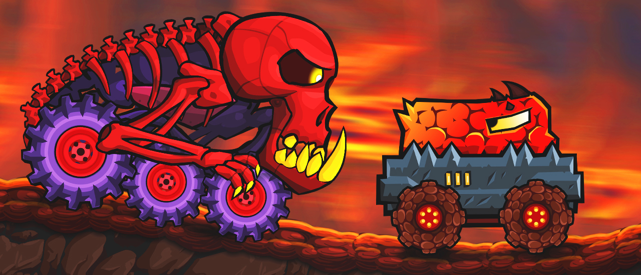 【Car Eats Car: Volcanic Adventure】ゲームをプレイする