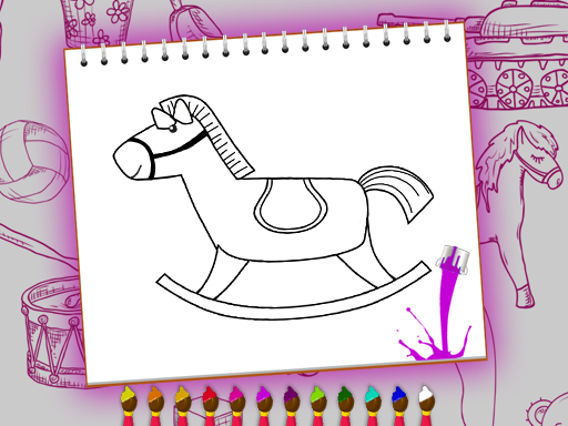 【Coloring Book Toy Shop】ゲームをプレイする