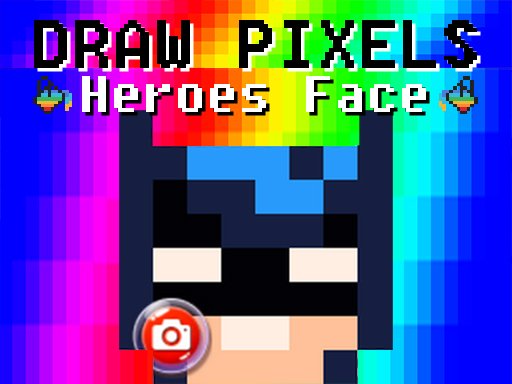 【Draw Pixels Heroes Face】ゲームをプレイする