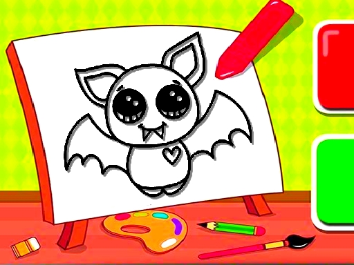 【Easy Kids Coloring Bat】ゲームをプレイする