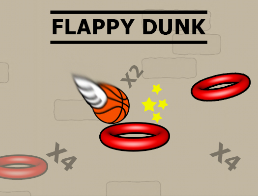 【Flappy Dunk】ゲームをプレイする