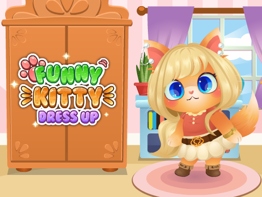 Play Funny Kitty Dressup Thumbnail