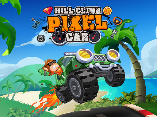 【Hill Climb Pixel Car】ゲームをプレイする