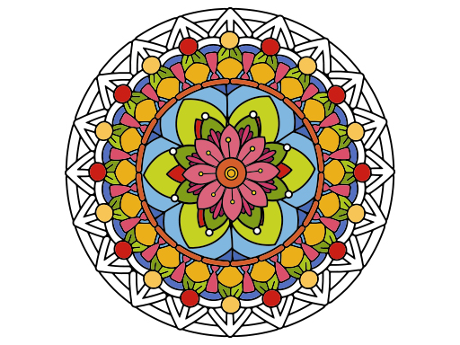 Play Mandala Coloring Book