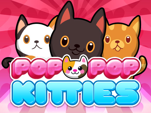 バブルゲーム【Pop Pop Kitties】ゲームのサムネイル画像