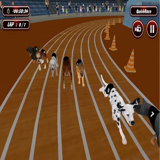 【Real Dog Racing Simulator Game 2020】ゲームをプレイする