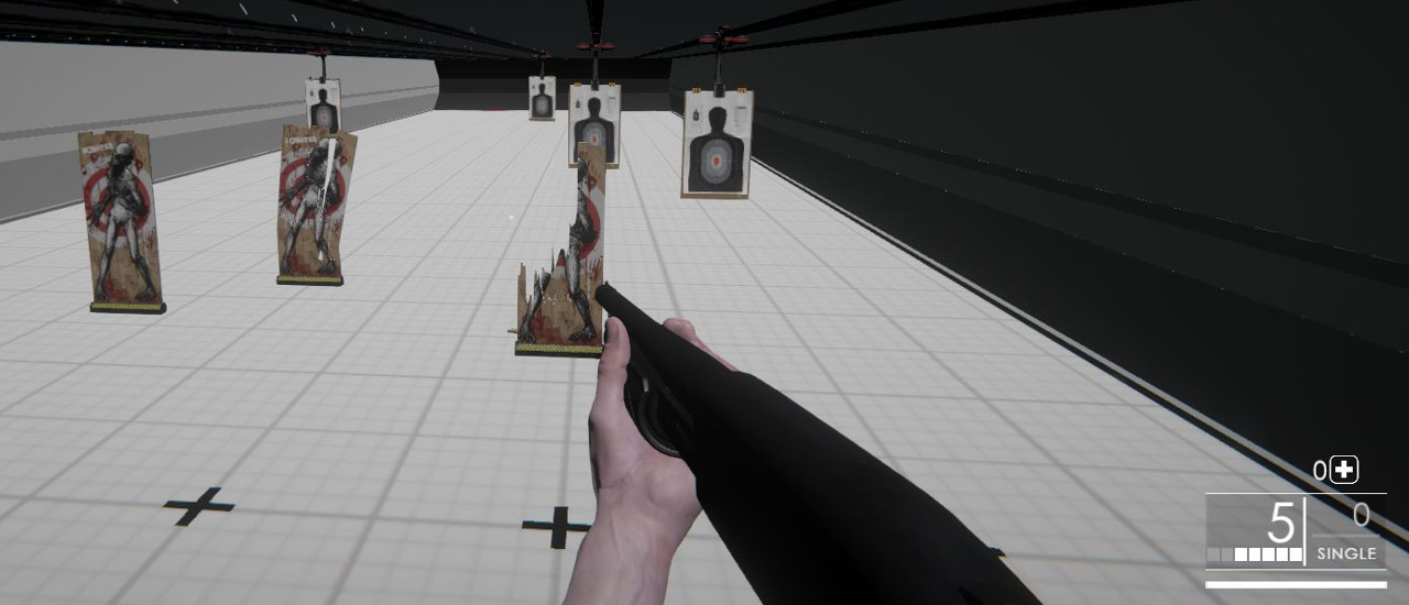【Shooting Range Simulator】ゲームをプレイする