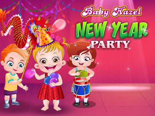 世話ゲーム【Baby Hazel New Year Party】ゲームのサムネイル画像