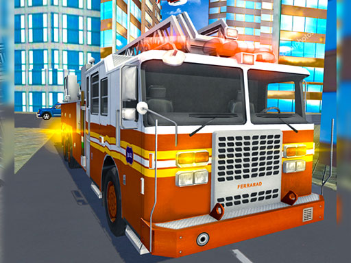 【Fire City Truck Rescue Driving Simulator】ゲームをプレイする