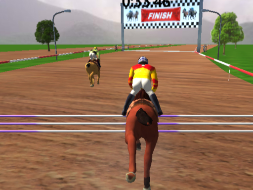 ドライブゲーム【Jumping Horses Champions】ゲームのサムネイル画像