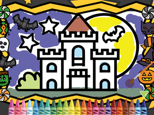 Play Kids Coloring Halloween