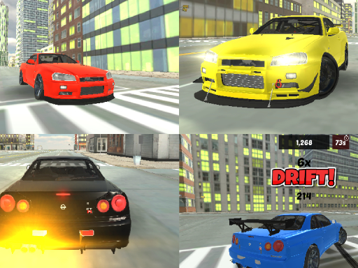 Play Skyline R34 Drift 3D Thumbnail