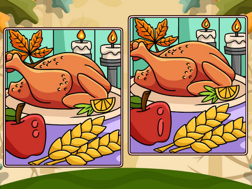 【Thanksgiving Spot The Differences】ゲームをプレイする
