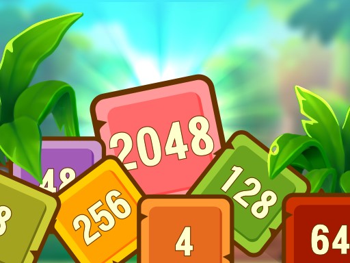 Play Tropical Cubes 2048