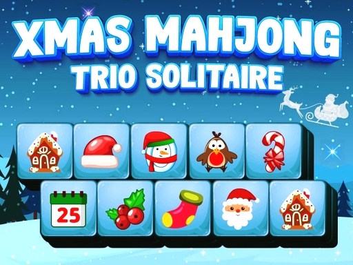 【Xmas Mahjong Trio Solitaire】ゲームをプレイする
