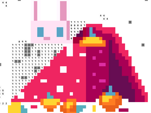 【Сoloring by numbers】ゲームをプレイする