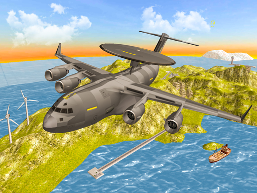 【Air War Plane Flight Simulator Challenge 3D】ゲームをプレイする