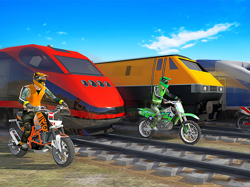 ドライブゲーム【Bike Vs. Train】ゲームのサムネイル画像