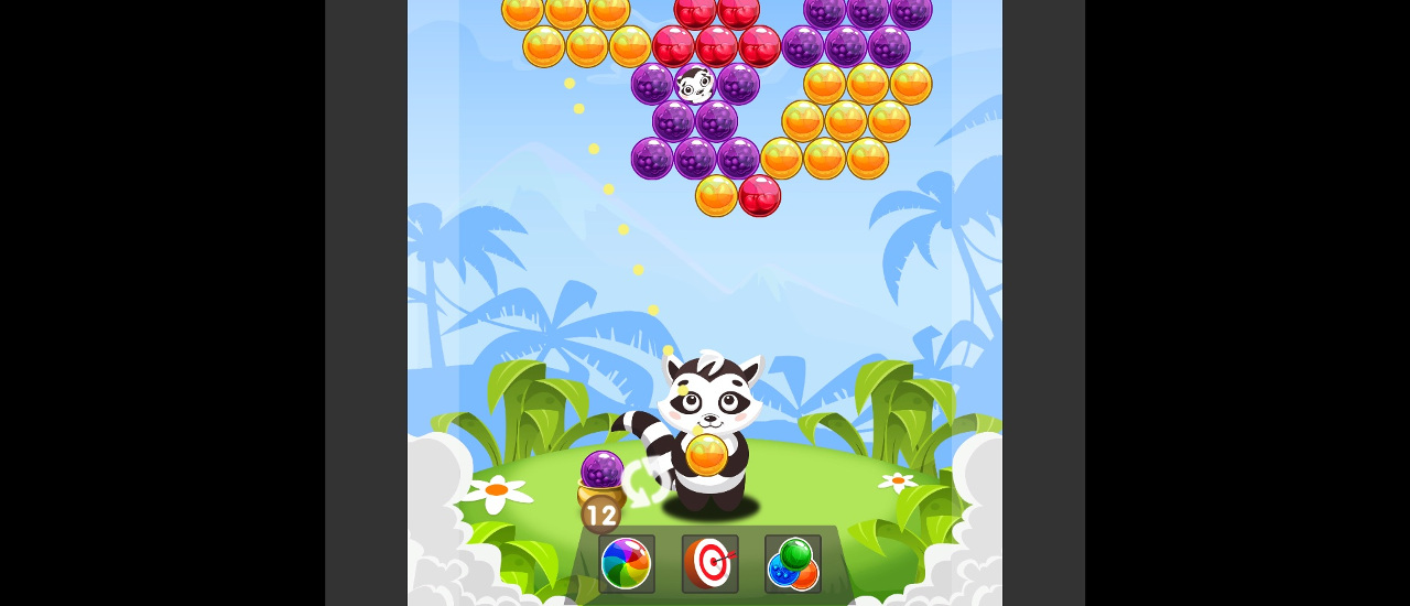 【Bubble Shooter Raccoon】ゲームをプレイする