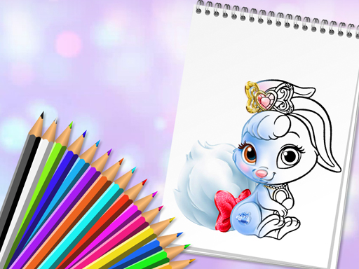 【Cute Animals Coloring Book】ゲームをプレイする