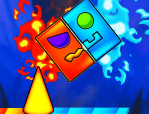 【Fire And Water Geometry Dash】ゲームをプレイする