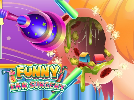 世話ゲーム【Funny Ear Surgery】ゲームのサムネイル画像