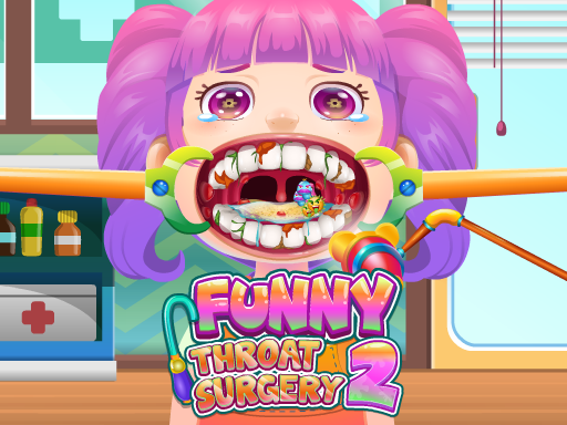 世話ゲーム【Funny Throat Surgery 2】ゲームのサムネイル画像