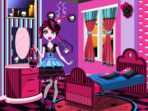 Play Monster Doll Room Decoration