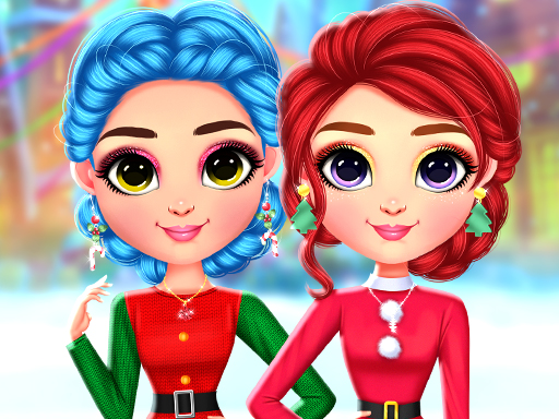 【Rainbow Girls Christmas Outfits】ゲームをプレイする