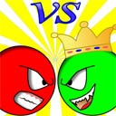 Play Red ball vs green king