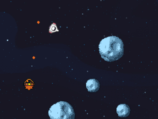 【Retro Space Blaster】ゲームをプレイする