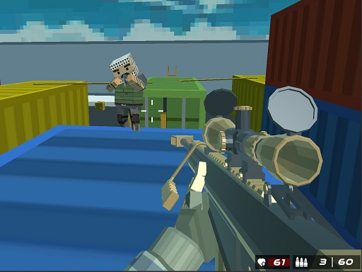 【Shooting Blocky Combat Swat GunGame Survival】ゲームをプレイする