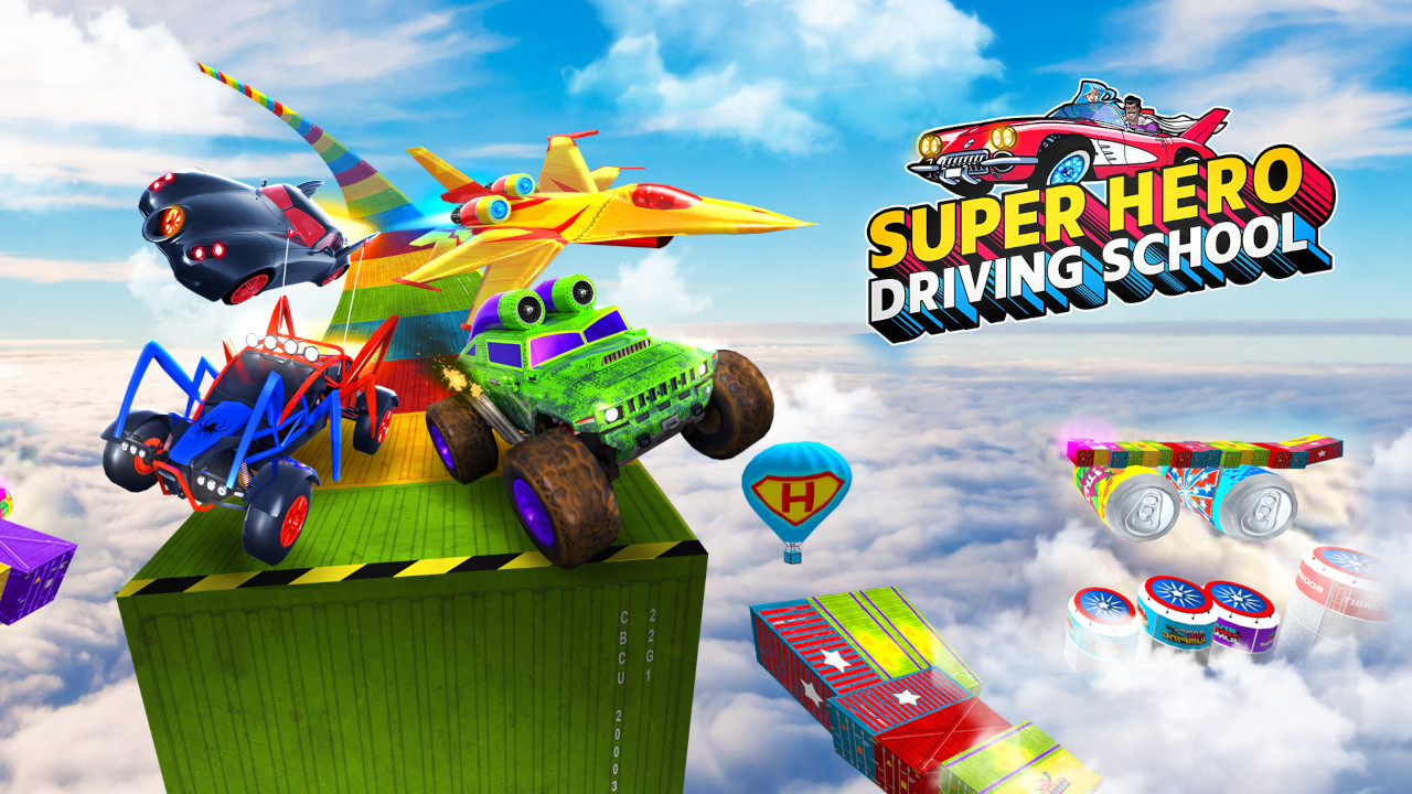 【Super Hero Driving School】ゲームをプレイする